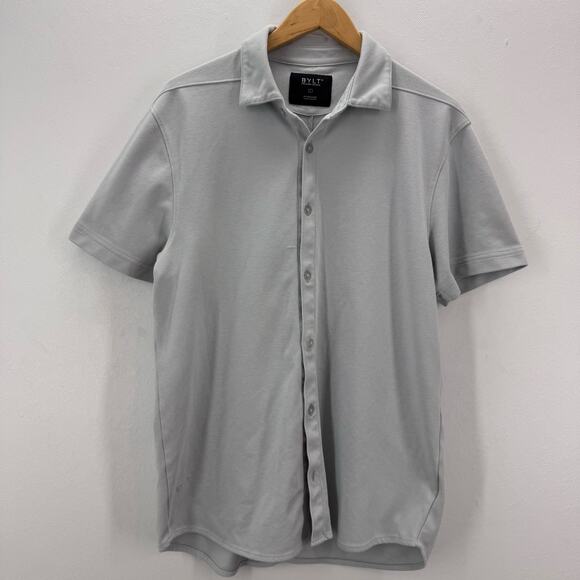 Bylt Premium Basics Short Sleeve Polos Golf Casual Preppy Coastal Active sz L - Picture 1 of 7